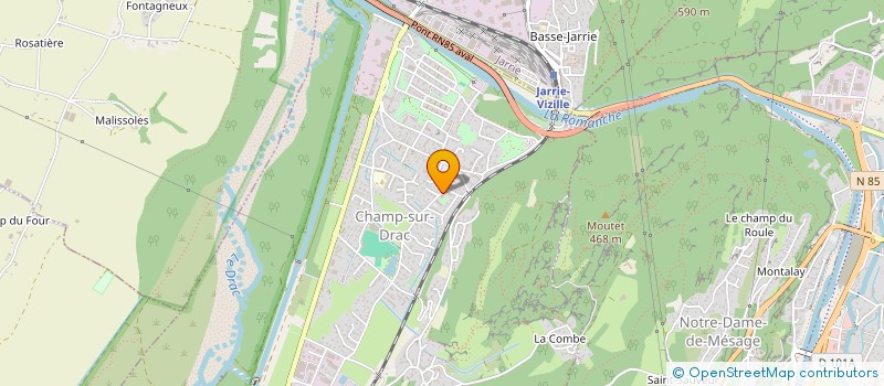 localisation de l'entreprise MONSIEUR REDA ATALLAH-OUAILET  CHAMP-SUR-DRAC