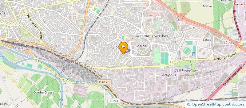 localisation de l'entreprise MONSIEUR REDA AYACH  BEZIERS