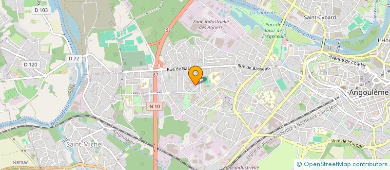 localisation de l'entreprise MONSIEUR REDA BENAISSA à ANGOULEME