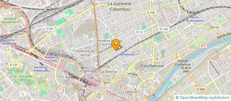 localisation de l'entreprise MONSIEUR REDA BENALI à COURBEVOIE