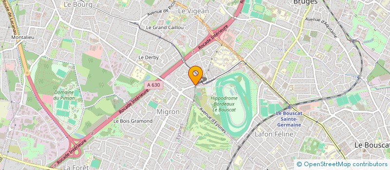 localisation de l'entreprise MONSIEUR REDA BENALI-RAGI  EYSINES