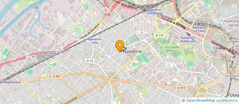 localisation de l'entreprise MONSIEUR REDA BENJELLOUN  NANTERRE