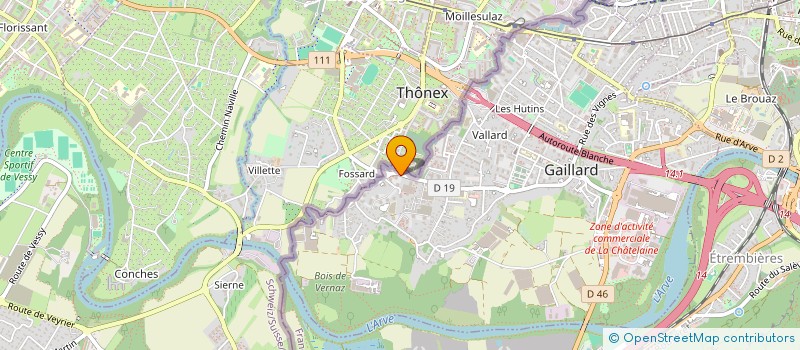 localisation de l'entreprise MONSIEUR REDA BENSALEM  GAILLARD