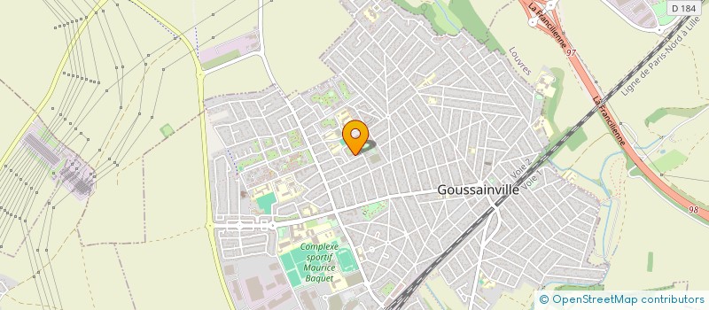 localisation de l'entreprise MONSIEUR REDA BENTOUHAMI  GOUSSAINVILLE