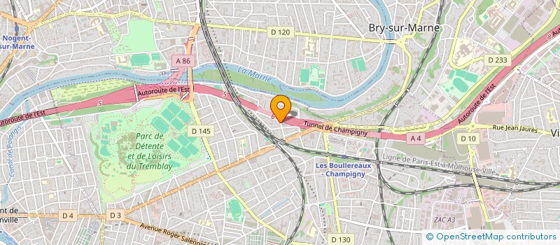 localisation de l'entreprise MONSIEUR REDA BERRACHED à CHAMPIGNY-SUR-MARNE