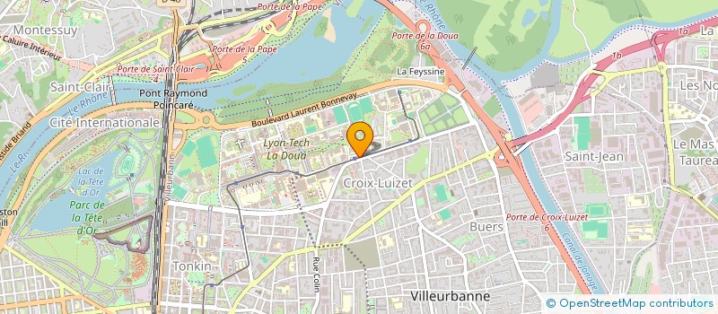 localisation de l'entreprise MONSIEUR REDA BERREHILI  VILLEURBANNE