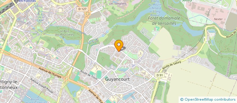 localisation de l'entreprise MONSIEUR REDA BEZGHICHE  GUYANCOURT