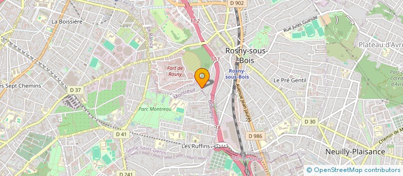 localisation de l'entreprise MONSIEUR REDA BOUDERBALA  MONTREUIL