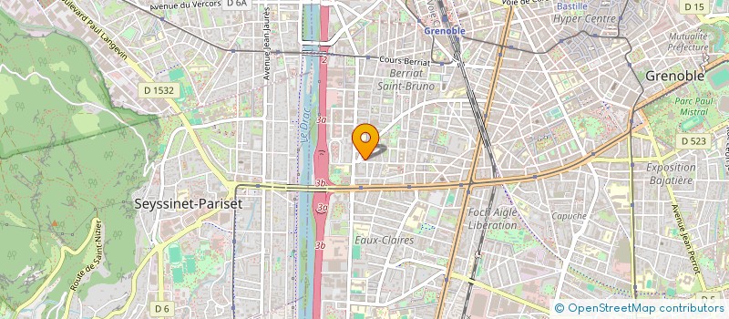 localisation de l'entreprise MONSIEUR REDA BOUDJELLA  GRENOBLE