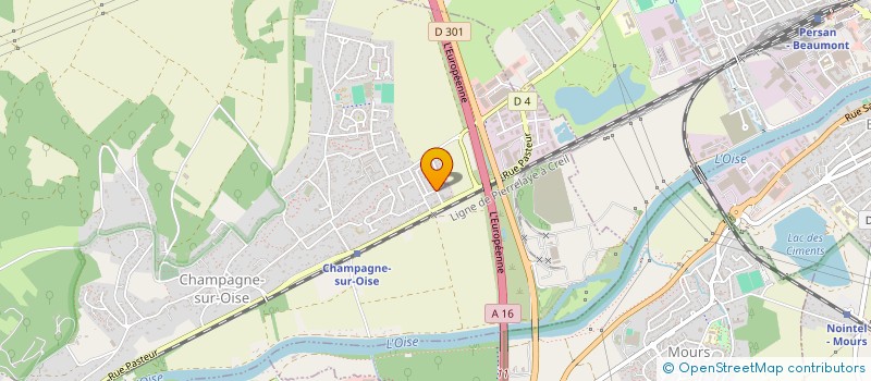 localisation de l'entreprise MONSIEUR REDA BOUREKKACHE  CHAMPAGNE-SUR-OISE