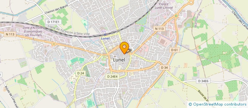 localisation de l'entreprise MONSIEUR REDA BOUROUINA  LUNEL