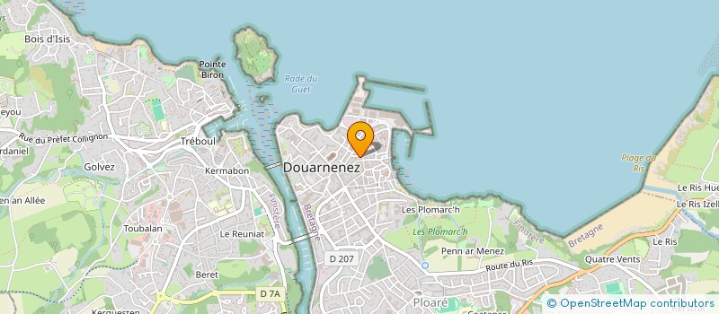 localisation de l'entreprise MONSIEUR REDA BOUSSELLA à DOUARNENEZ