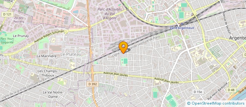 localisation de l'entreprise MONSIEUR REDA BOUTOUIL  ARGENTEUIL