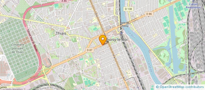localisation de l'entreprise MONSIEUR REDA CHABOUNI à CHOISY-LE-ROI