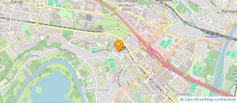 localisation de l'entreprise MONSIEUR REDA CHAKKOR  CERGY