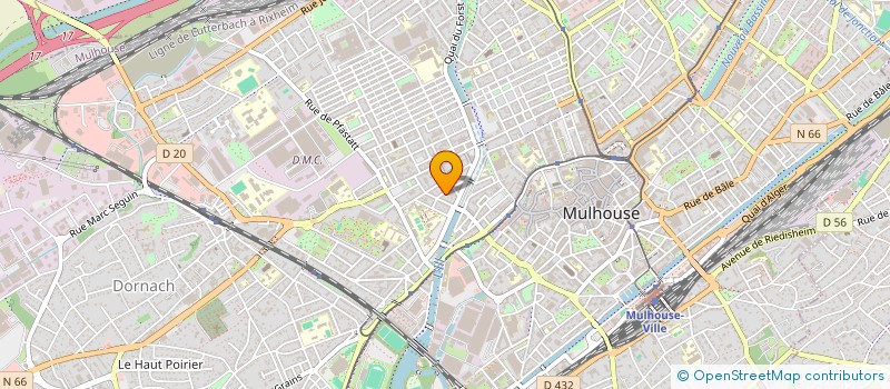 localisation de l'entreprise MONSIEUR REDA CHERDOUD  MULHOUSE