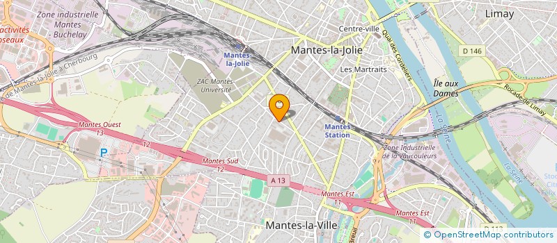 localisation de l'entreprise MONSIEUR REDA DAMENE  MANTES-LA-VILLE