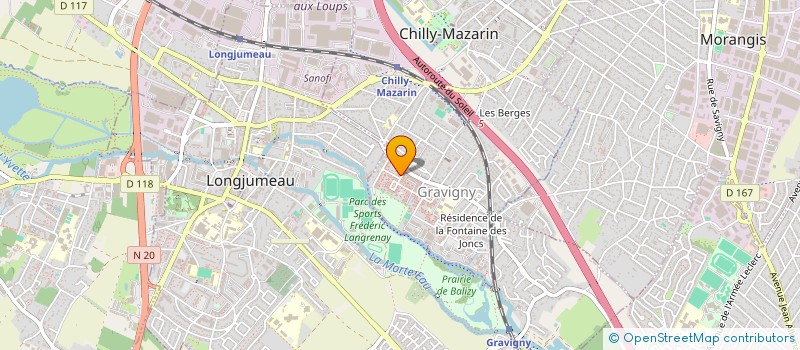 localisation de l'entreprise MONSIEUR REDA DIABI à CHILLY-MAZARIN