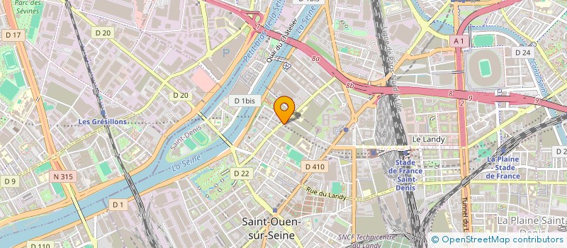 localisation de l'entreprise MONSIEUR REDA DJERMANE à SAINT-OUEN-SUR-SEINE
