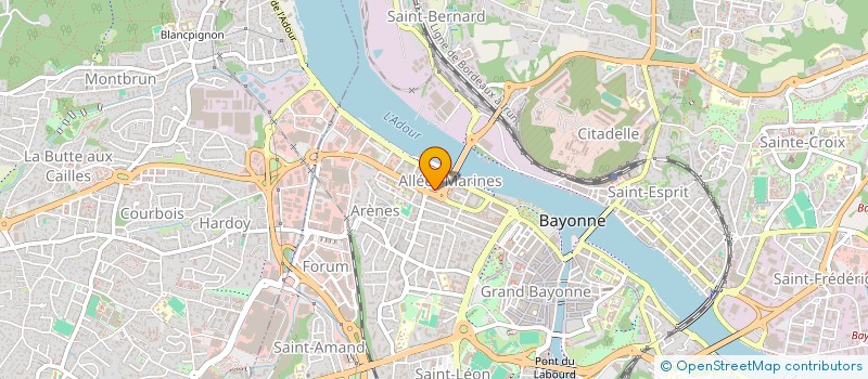 localisation de l'entreprise MONSIEUR REDA ECHCHAHDI  BAYONNE