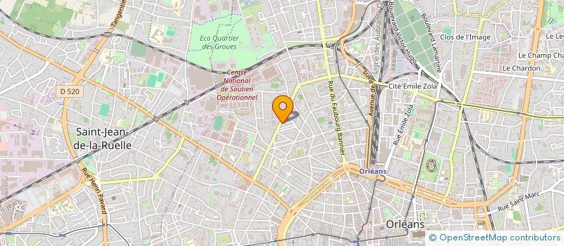 localisation de l'entreprise MONSIEUR REDA EL KHALKHOUDI  ORLEANS