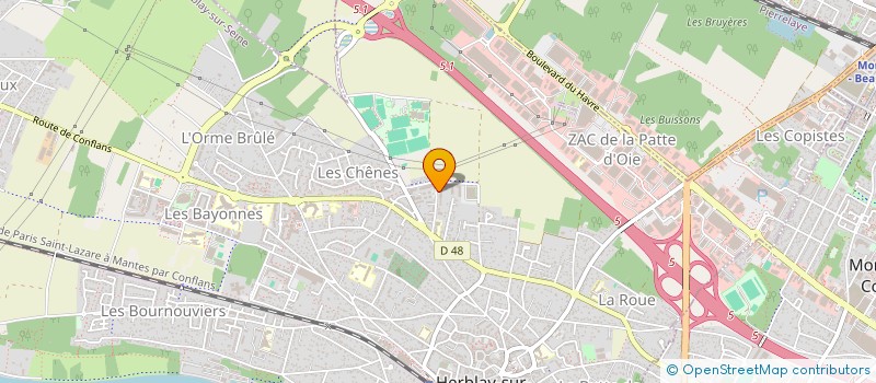 localisation de l'entreprise MONSIEUR REDA FADIL  HERBLAY-SUR-SEINE