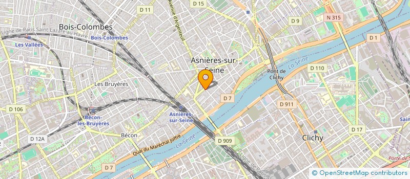 localisation de l'entreprise MONSIEUR REDA FAOUR  ASNIERES-SUR-SEINE