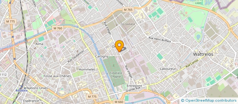 localisation de l'entreprise MONSIEUR REDA FOUZAR  ROUBAIX