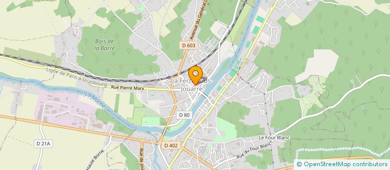 localisation de l'entreprise MONSIEUR REDA HACENE à LA FERTE-SOUS-JOUARRE