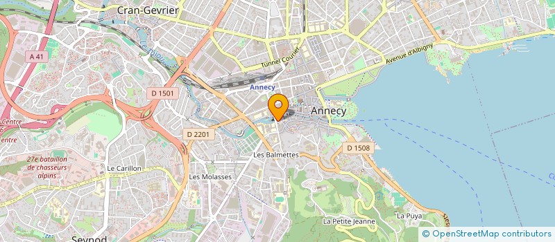 localisation de l'entreprise MONSIEUR REDA HAMACHE  ANNECY