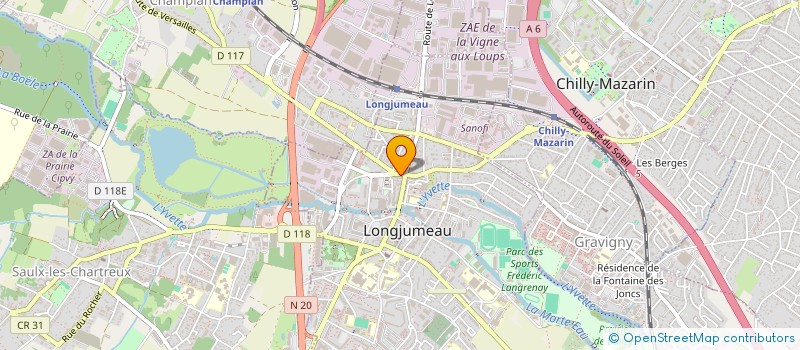 localisation de l'entreprise MONSIEUR REDA HAMEL à LONGJUMEAU