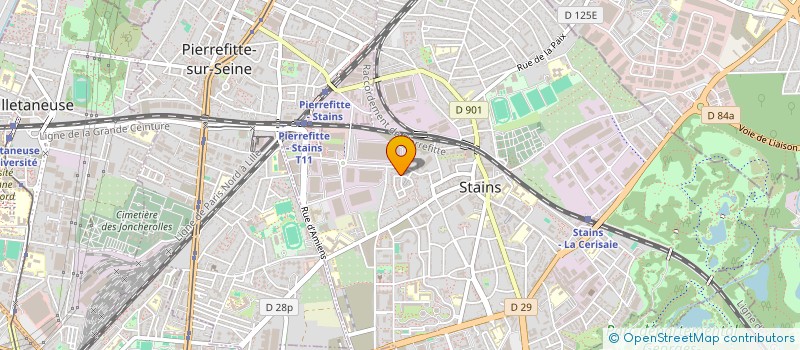 localisation de l'entreprise MONSIEUR REDA HAMOUR à STAINS