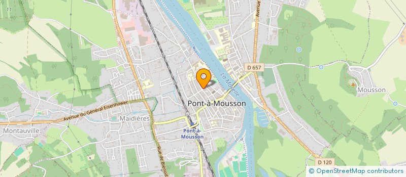 localisation de l'entreprise MONSIEUR REDA HANINI  PONT-A-MOUSSON