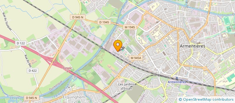 localisation de l'entreprise MONSIEUR REDA HANQUEZ  ARMENTIERES