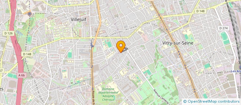 localisation de l'entreprise MONSIEUR REDA HASSINI  VITRY-SUR-SEINE