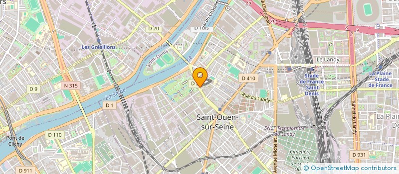 localisation de l'entreprise MONSIEUR REDA HAZGUER à SAINT-OUEN-SUR-SEINE