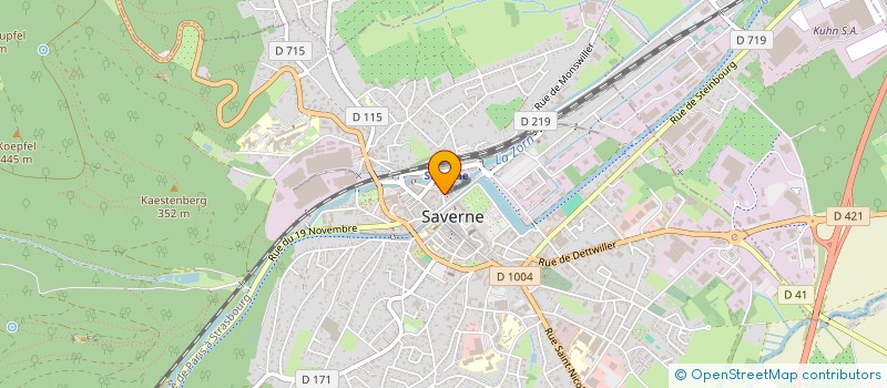 localisation de l'entreprise MONSIEUR REDA IBNELFAQYH  SAVERNE