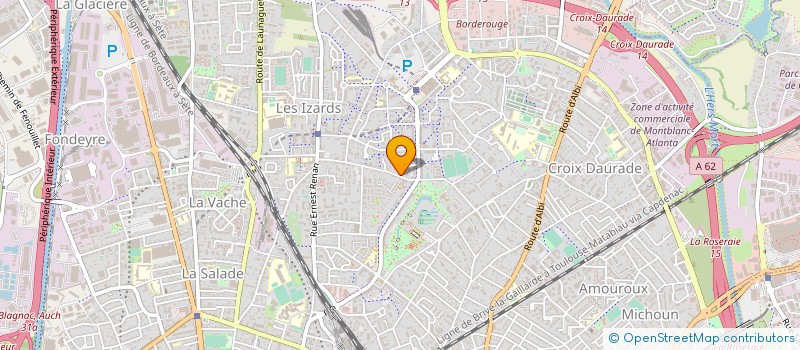 localisation de l'entreprise MONSIEUR REDA IBRAHIM  TOULOUSE