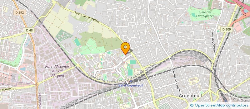 localisation de l'entreprise MONSIEUR REDA JAALI à ARGENTEUIL