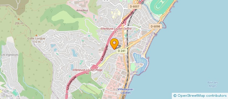 localisation de l'entreprise MONSIEUR REDA JEBARI à VILLENEUVE-LOUBET