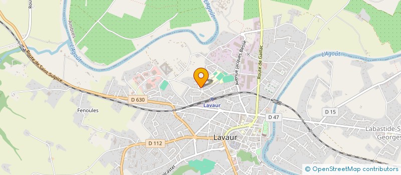 localisation de l'entreprise MONSIEUR REDA KETTOU  LAVAUR