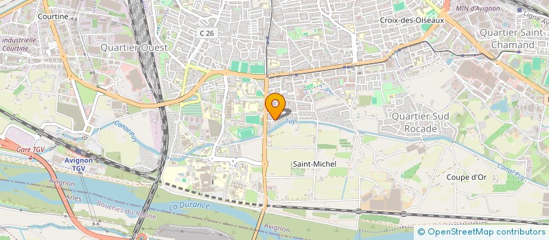 localisation de l'entreprise MONSIEUR REDA LAAROUSSI  ROQUEMAURE