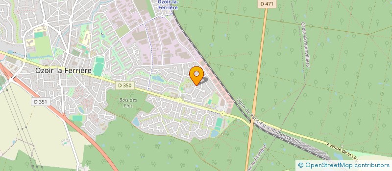 localisation de l'entreprise MONSIEUR REDA LOUAH  OZOIR-LA-FERRIERE