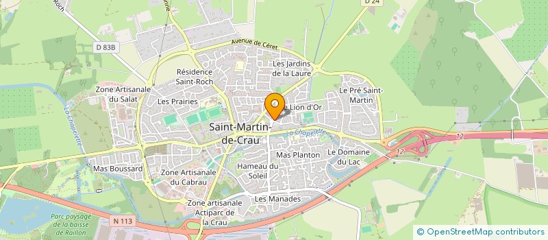 localisation de l'entreprise MONSIEUR REDA MAAMERI  SAINT-MARTIN-DE-CRAU