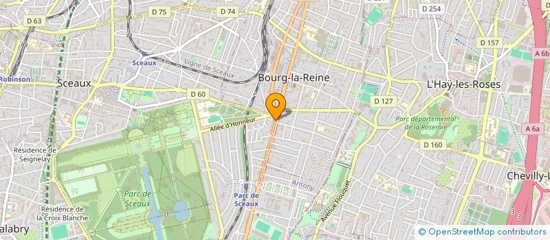 localisation de l'entreprise MONSIEUR REDA MADJID à SCEAUX