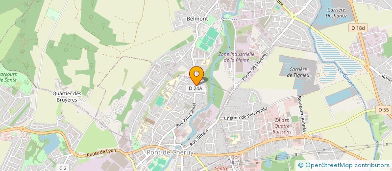 localisation de l'entreprise MONSIEUR REDA MAHDAD  PONT-DE-CHERUY