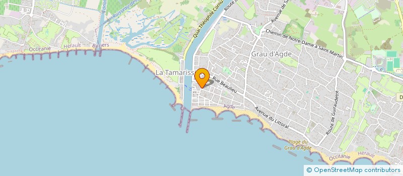 localisation de l'entreprise MONSIEUR REDA MAKHLOUF à AGDE