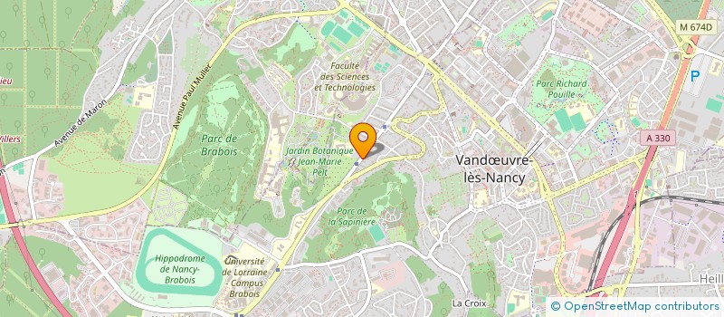 localisation de l'entreprise MONSIEUR REDA MAKHLOUFI  VANDUVRE-LES-NANCY