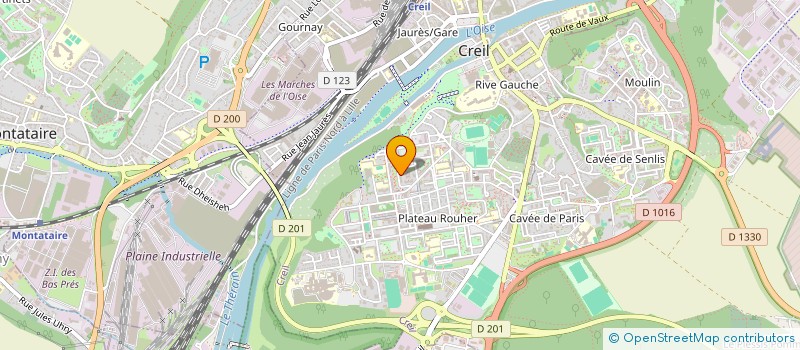 localisation de l'entreprise MONSIEUR REDA MEJDI  CREIL