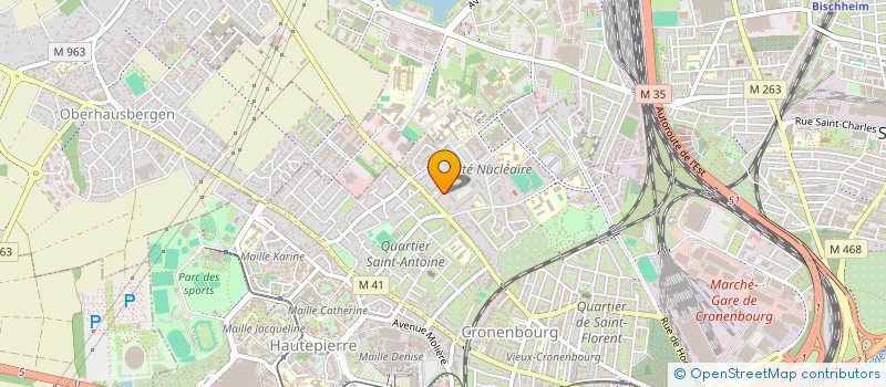 localisation de l'entreprise MONSIEUR REDA METZGER à STRASBOURG